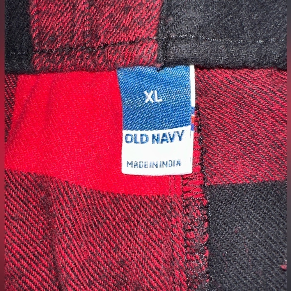 Old Navy Women’s XL Flannel Jogger Pajama Pants with drawstring and pockets - Picture 4 of 7
